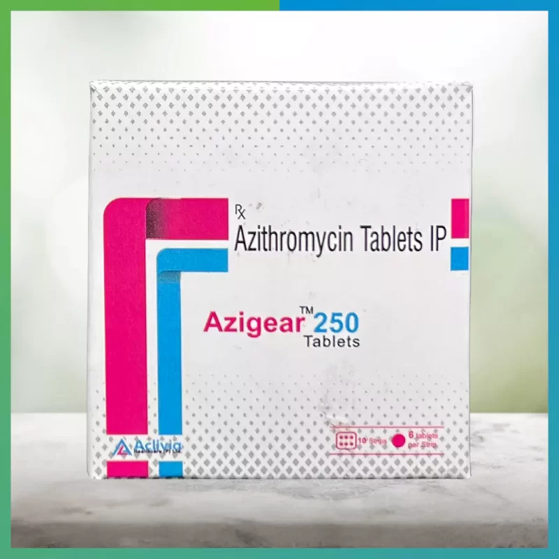 AZIGEAR-250 Tablets 10 Strips 6 Tablets per strips