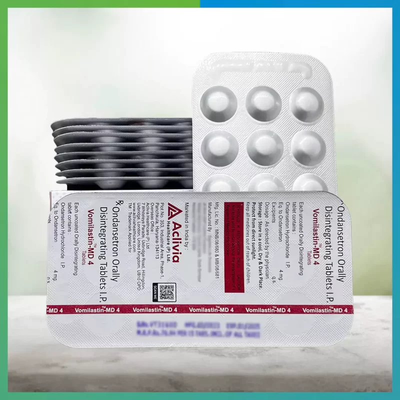 VOMILASTIN-MD4 Tablets 10 Strips 15 Tablets per Strip Opened Box