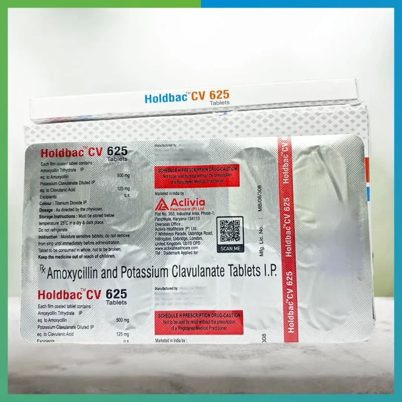 Holdbac CV 625 Tablets Opened Box