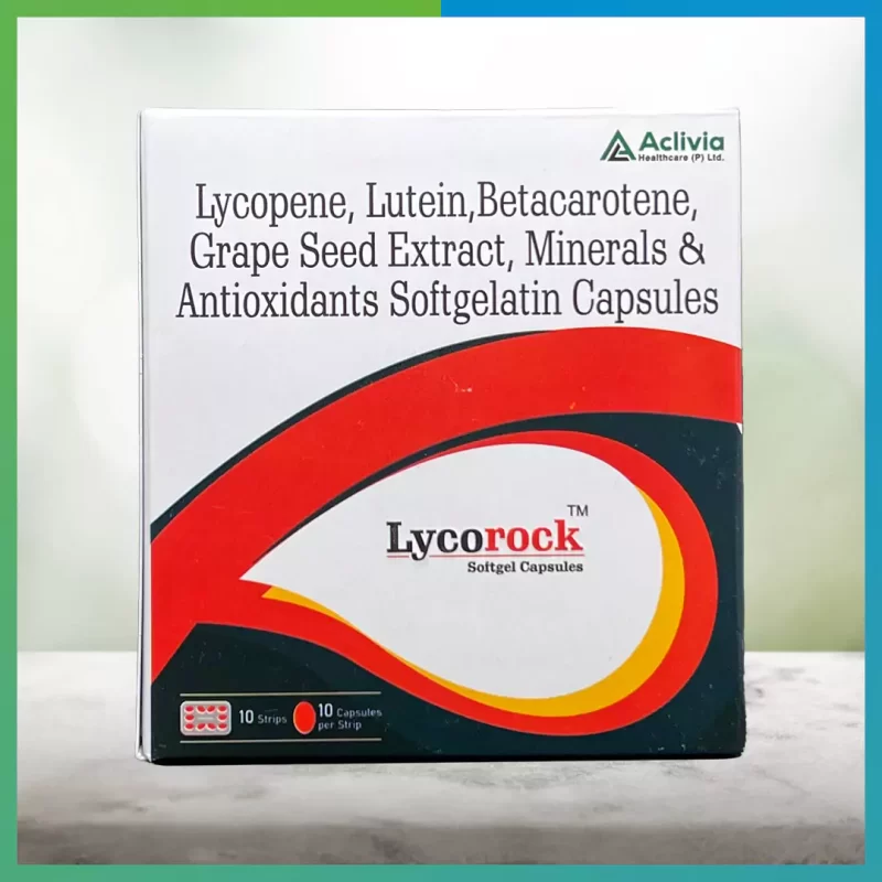 LYCOROCK Softgel Capsules 10 Strips 10 Capsules per strip